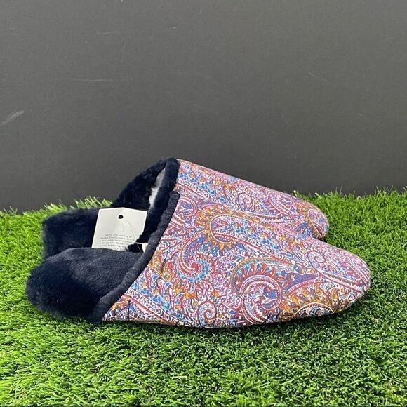 J. Crew Paisley Scuff Slippers NWT - Picture 5 of 8